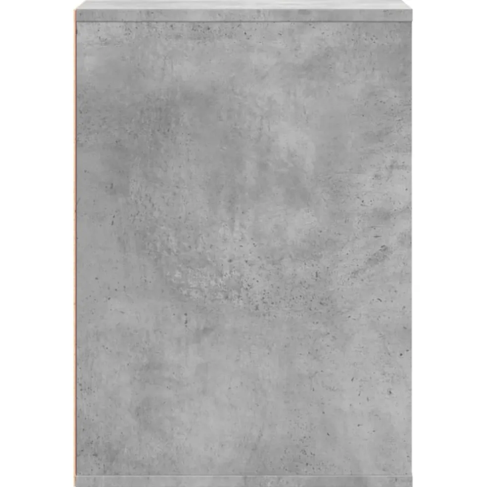vidaXL Ladekast 40x41x58 cm bewerkt hout betongrijs