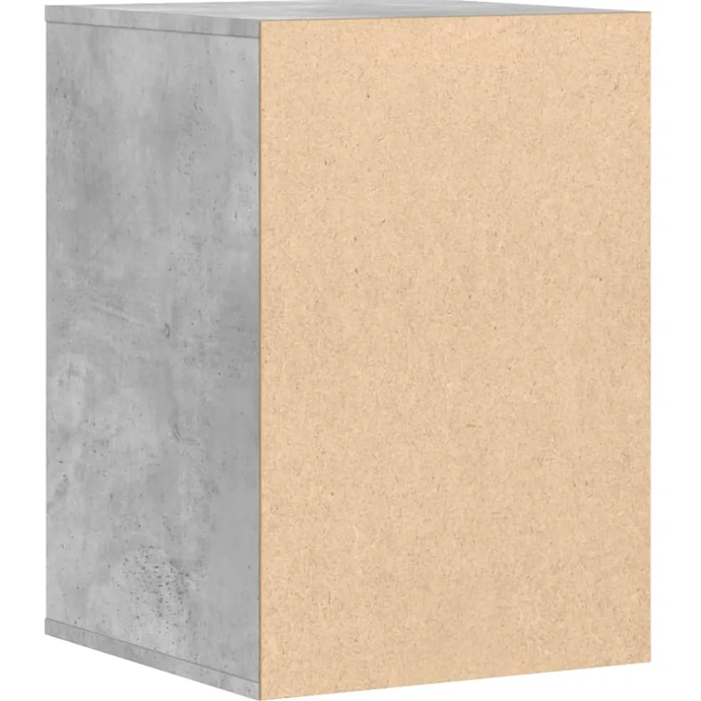 vidaXL Ladekast 40x41x58 cm bewerkt hout betongrijs