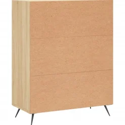 vidaXL Ladekast 69,5x34x90 cm bewerkt hout sonoma eikenkleurig