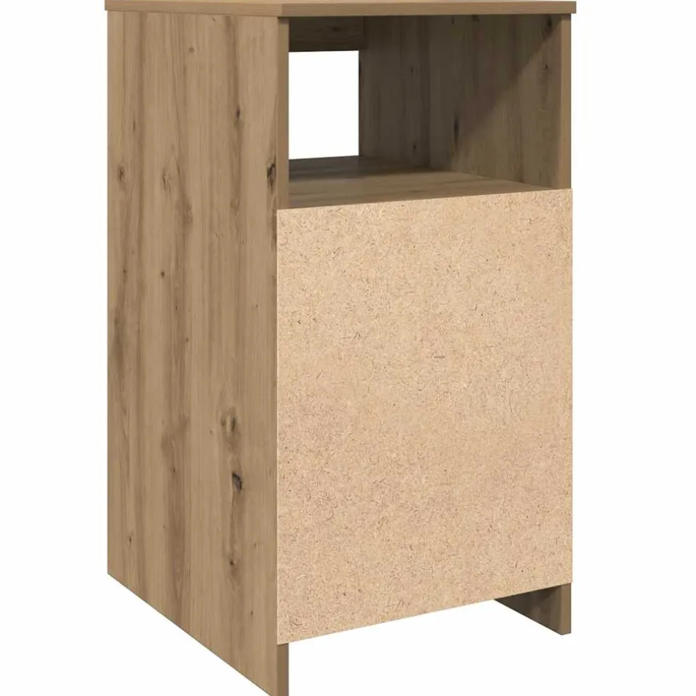 vidaXL Ladekast 40x50x76 cm bewerkt hout artisanaal eikenkleur