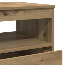 vidaXL Ladekast 40x50x76 cm bewerkt hout artisanaal eikenkleur