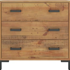 vidaXL Ladekast 75x35x70 cm massief grenenhout