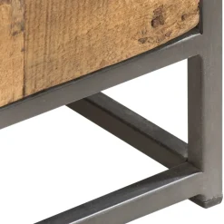 vidaXL Ladekast 45x30x100 cm massief gerecycled hout