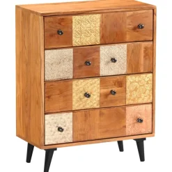 vidaXL Ladekast 60x30x75 cm massief acaciahout