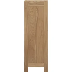 vidaXL Ladekast 30x30x90 cm massief teakhout