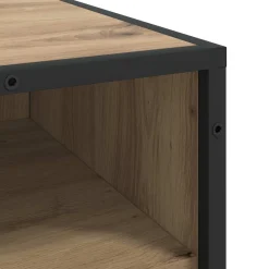 vidaXL Ladenkast 3-Lade Artisanaal eiken 70 x 41 x 70 cm Bewerkt hout
