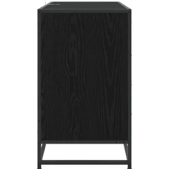 vidaXL Ladenkast 3-Lade Zwart eiken 70 x 41 x 70 cm Bewerkt hout