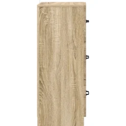 vidaXL Ladenkast Sonoma Eiken 33 x 34,5 x 87 cm Bewerkt hout