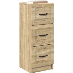 vidaXL Ladenkast Sonoma Eiken 33 x 34,5 x 87 cm Bewerkt hout