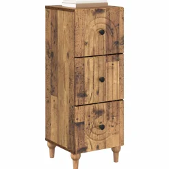 vidaXL Ladenkast 33 x 34,5 x 90 cm Bewerkt hout Oud hout