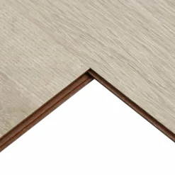 vidaXL Laminaatvloer Wit gewassen Bruin 101 x 20 x 0,8 cm 5 st