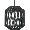 vidaXL Lampenkap Ø23x28 cm ijzer en papier zwart