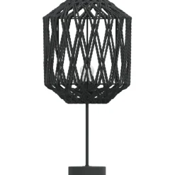 vidaXL Lampenkap Ø23x28 cm ijzer en papier zwart