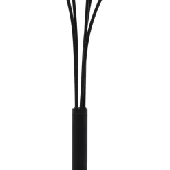 vidaXL Lamp staand 5xE14 200 cm zwart en goud