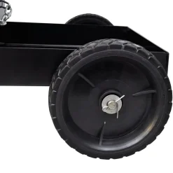vidaXL Lasgereedschap wagen 3 planken zwart