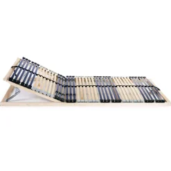 vidaXL Lattenbodems 2 st met 42 latten 7 zones 70x200 cm