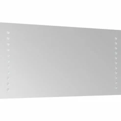 vidaXL LED Badkamer Spiegel Doorzichtig 40 x 20 cm gehard glas