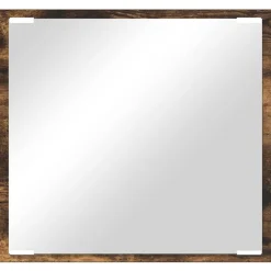 vidaXL LED Badkamer Spiegel Gerookt eiken 40 x 37 x 8.5 cm