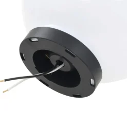 vidaXL LED-bollampen 2 st rond 20 cm PMMA