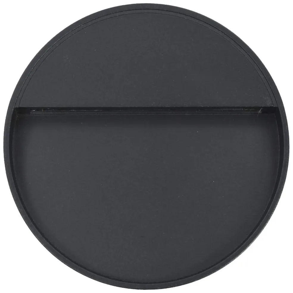 vidaXL LED-buitenwandlampen 2 st 3 W rond zwart