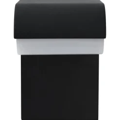 vidaXL LED-buitenwandlamp 9 W ovaal zwart
