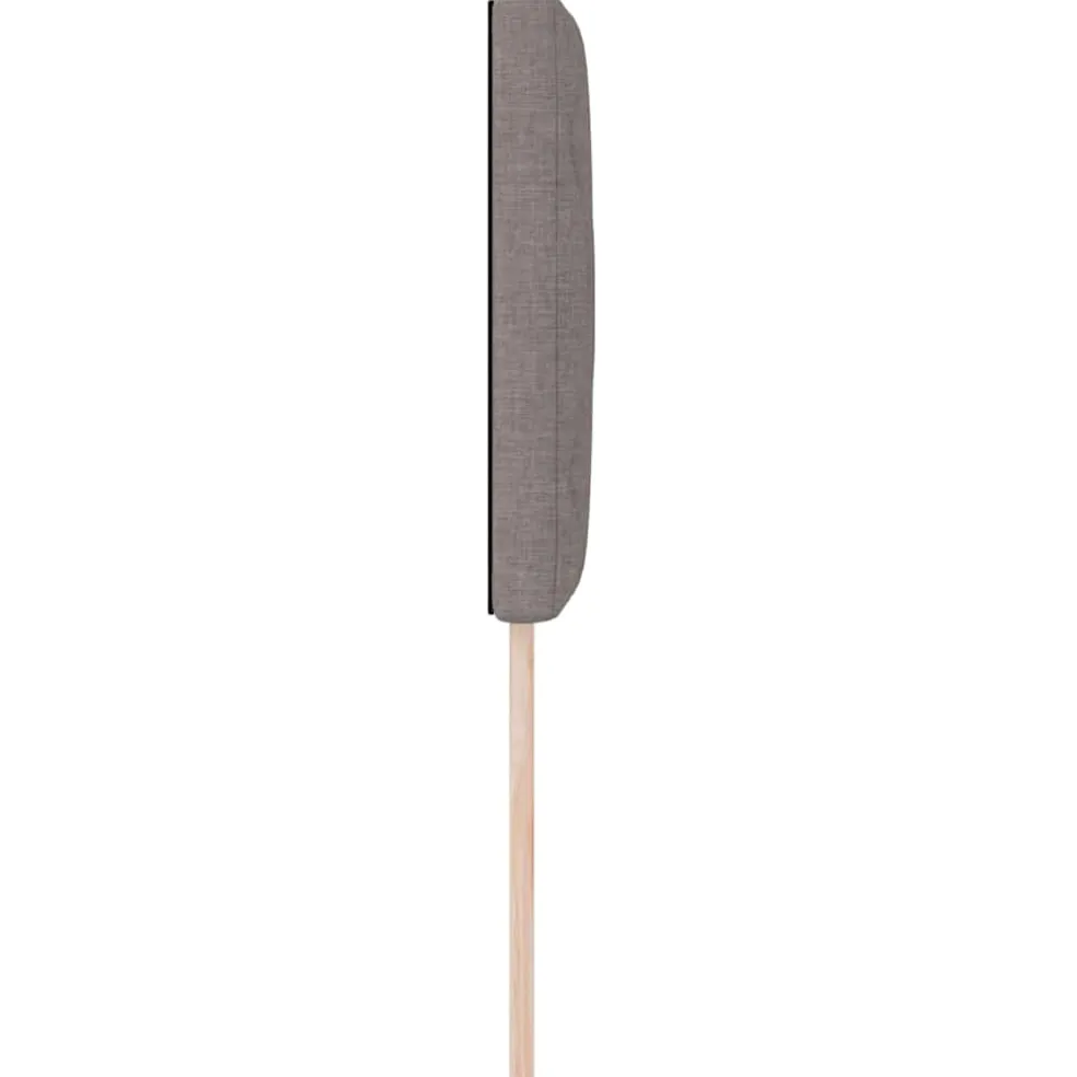 vidaXL LED Hoofdbord Taupe Stof