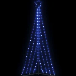 vidaXL LED-kerstboom 339 LEDs 187 cm blauw