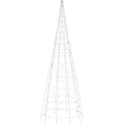 vidaXL LED-kerstboom 550 LEDs kleurrijk 300 cm