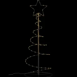 vidaXL LED-kerstboom 80 LEDs warm wit 120 cm