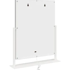 vidaXL LED Make-up Spiegel Wit 44 x 10 x 53 cm Glas en Staal