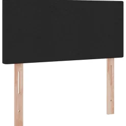 vidaXL LED Opslagbed met Matras Zwart 90 x 190 cm Stof
