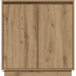 vidaXL LED Sideboard Artisanaal eiken 71 x 34,5 x 75 cm Bewerkt hout