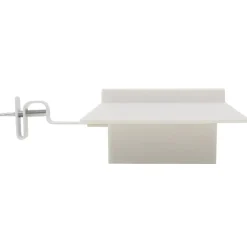 vidaXL LED-solarlampen vierkant 12 cm wit 6 st