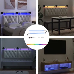 vidaXL LED-strip 55 cm Meerkleurig PVC