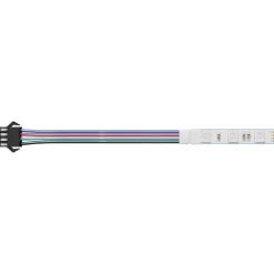 vidaXL LED-strip 2 st Zwart en Multikleur Koper en kunststof