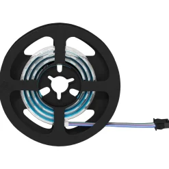vidaXL LED-strip 2 st Zwart en transparant Koper en kunststof