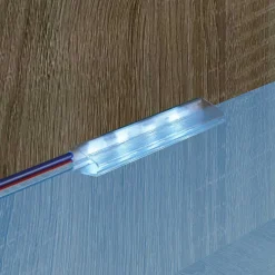 vidaXL LED-strip 2 st Zwart en Wit Koper en kunststof
