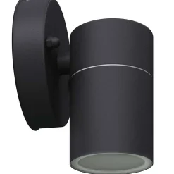 vidaXL LED-wandlamp buiten neerwaarts RVS 2 st