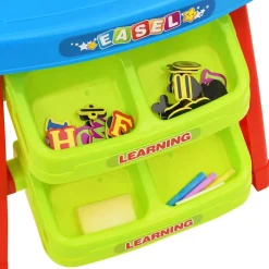 vidaXL Leerbord voor kinderen Easel and Learning 3-in-1