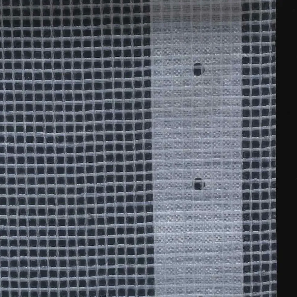 vidaXL Leno dekzeil 260 g/m² 1,5x5 m wit