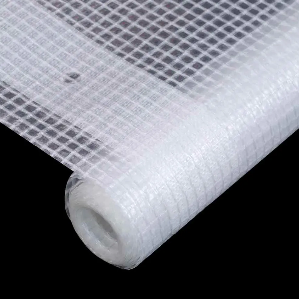 vidaXL Leno dekzeil 260 g/m² 1,5x5 m wit