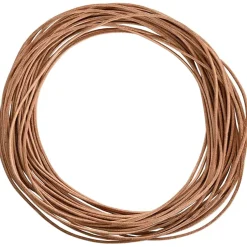 vidaXL Leren Koord 1 Bruin Ø1 mm x 5 m Leer