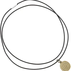 vidaXL Leren Koord 1 Donkerbruin Ø1 mm x 5 m Leer