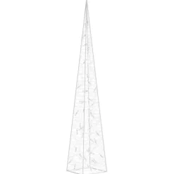 vidaXL Lichtkegel decoratief LED 90 cm acryl warmwit