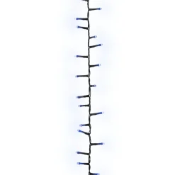 vidaXL Lichtslinger compact met 400 LED's blauw 13 m PVC