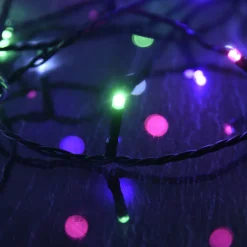 vidaXL Lichtslinger met 150 LED's 15 m PVC meerkleurig pastel