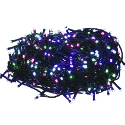 vidaXL Lichtslinger met 150 LED's 15 m PVC meerkleurig pastel