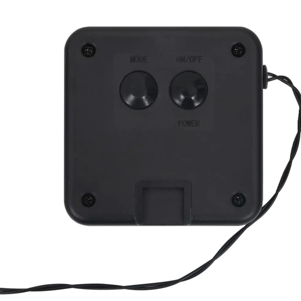 vidaXL Lichtsnoeren 2 st met 2x200 LED's solar binnen/buiten blauw
