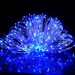 vidaXL Lichtsnoer met 400 microLED's blauw 8 functies 40 m