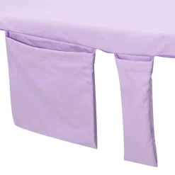 vidaXL Ligbedhanddoeken 2 st Paars 210 x 75 cm